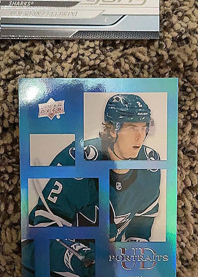 2024-25 Upper Deck UD Portraits Macklin Celebrini — front