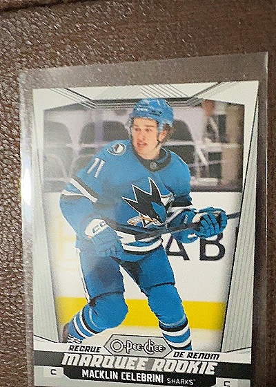 2024-25 O-Pee-Chee Marquee Rookie Macklin Celebrini — front