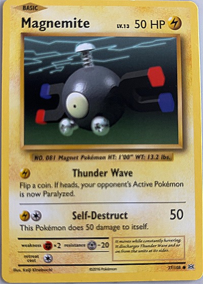 Magnemite 53/102 Base Set — front