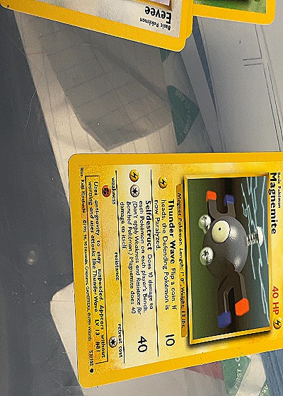 Magnemite Base Set — front