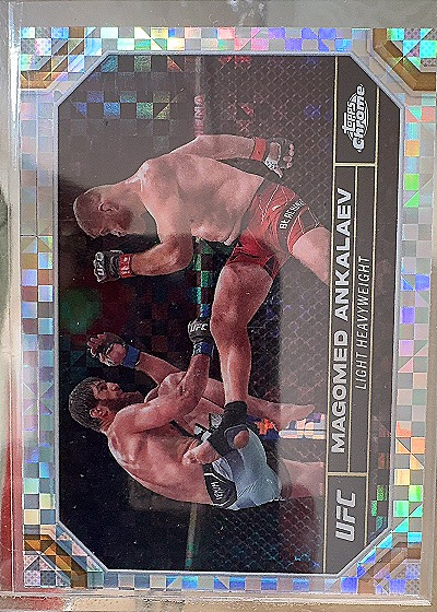 2024 Topps Chrome UFC #118 Magomed Ankalaev X-Fractor — front