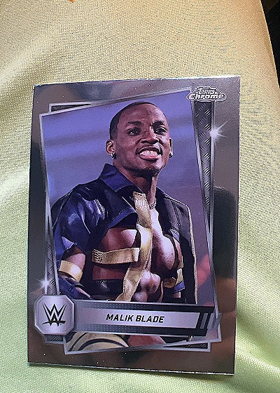 2025 Topps Chrome WWE Malik Blade #167 — front