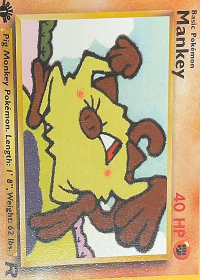 Mankey Team Rocket — front