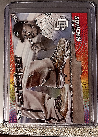 2022 Topps Flashiest Feet #FF-3 Manny Machado — front