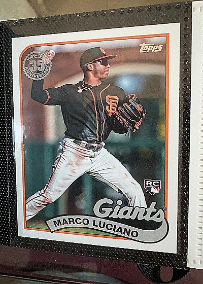 Marco Luciano 1989 Topps 35th Anniversary Rookie Card — front