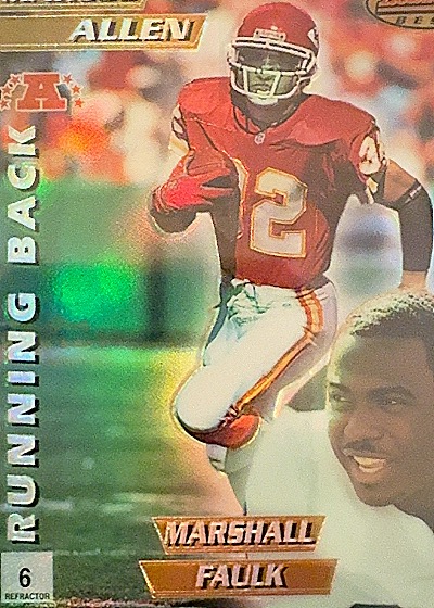 1995 Topps Marcus Allen Refractor — front