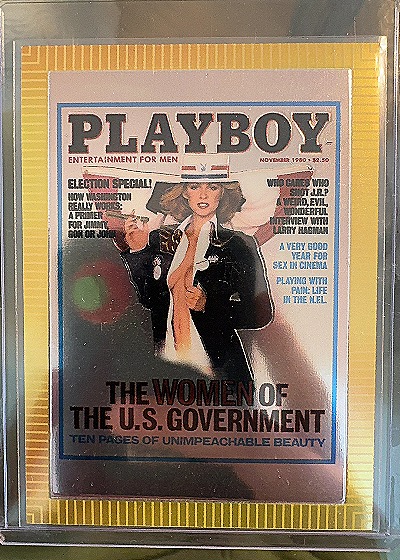 1995 Playboy Chromium Cover Card #62 November 1980 — front