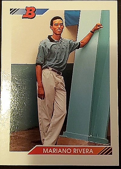 Mariano Rivera 1992 Bowman Rookie Card #302 — front