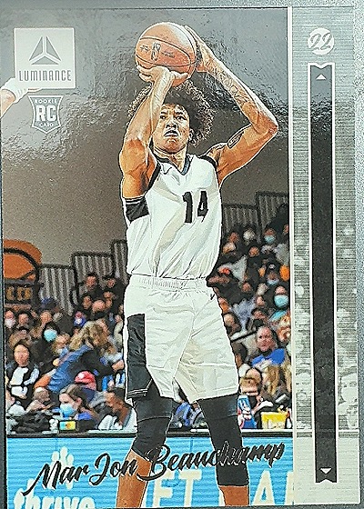 2022 Panini Chronicles Draft Picks Luminance #19 MarJon Beauchamp — front