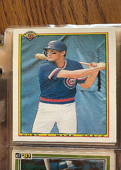 1990 Bowman #29 Mark Grace — front