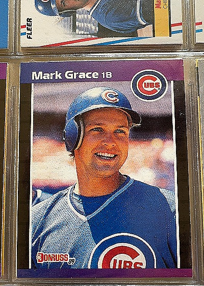 Mark Grace 1989 Donruss #255 — front