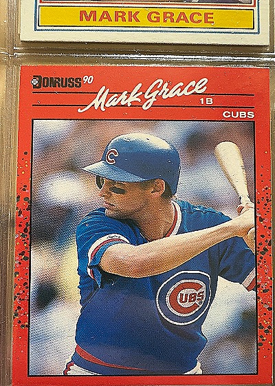 1990 Donruss Mark Grace #577 — front