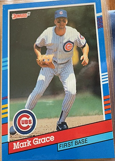 1991 Donruss Mark Grace — front