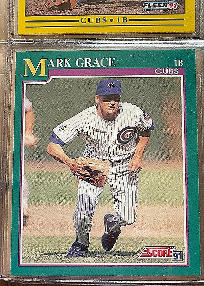 1991 Score #175 Mark Grace — front