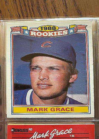 1988 Topps Rookies Mark Grace — front