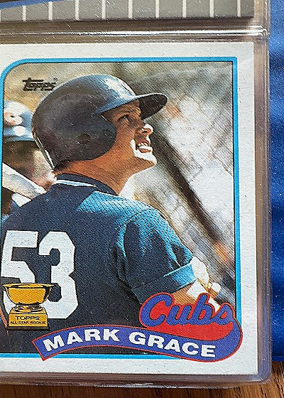 1989 Topps Mark Grace All-Star Rookie — front