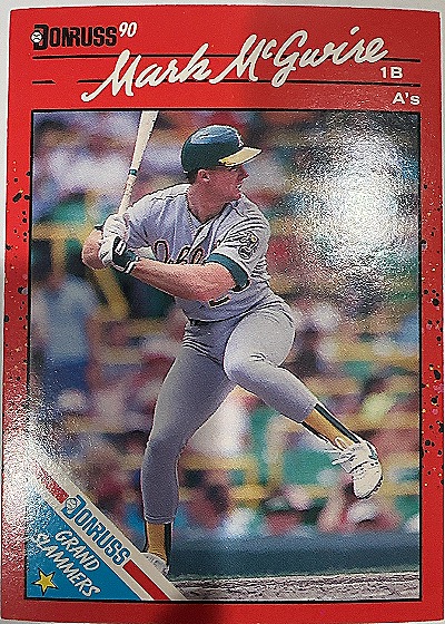 1990 Donruss Mark McGwire Grand Slammers — front
