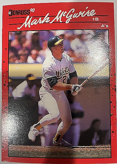 1990 Donruss Mark McGwire — front