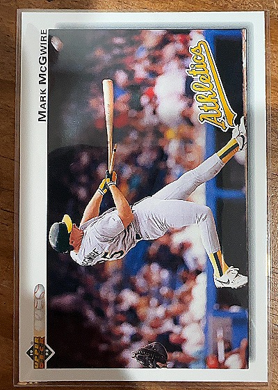 1992 Upper Deck #153 Mark McGwire — front