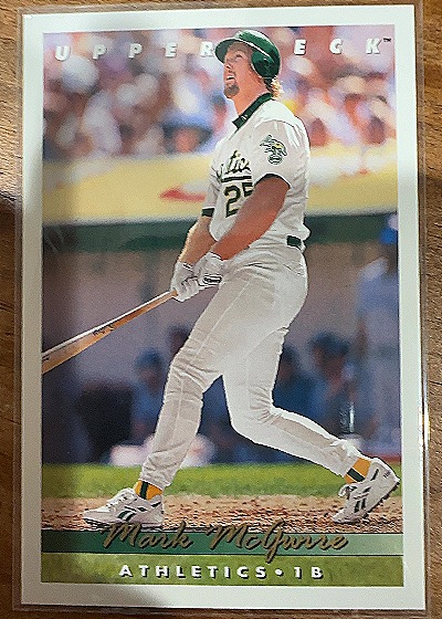 1993 Upper Deck #566 Mark McGwire — front