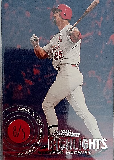 2000 SkyBox Dominion Highlights Mark McGwire — front