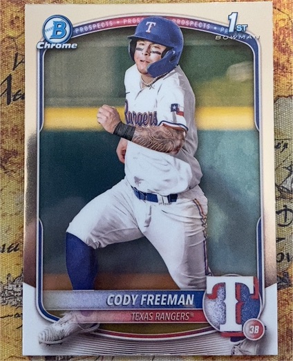 2025 Bowman #BCP-112 Cody Freeman Chrome Prospects — front