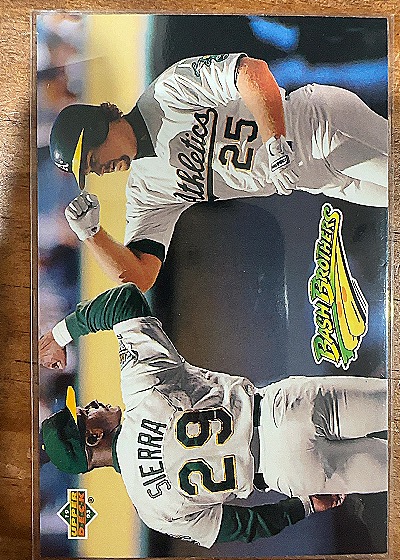 1993 Upper Deck #49 Mark McGwire / Ruben Sierra — front