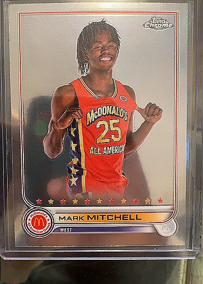 2022 Topps Chrome McDonald's All-American #66 Mark Mitchell — front