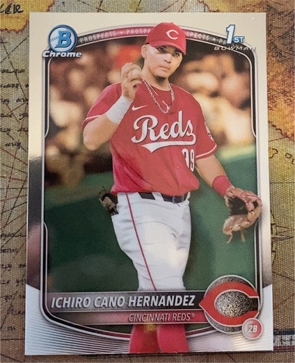 2025 Bowman Chrome Prospects #BCP-18 Ichiro Cano Hernandez — front