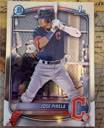 2025 Bowman Chrome Prospects #BCP-111 Jose Pirela — front