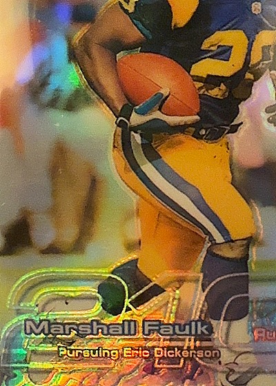 Marshall Faulk Pursuing Eric Dickerson — front
