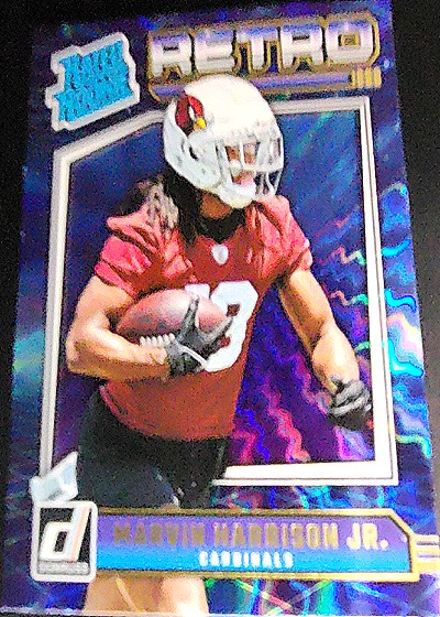 Marvin Harrison Jr. Retro Rated Rookie — front