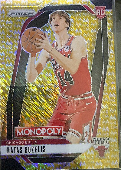 2024-25 Panini Prizm Monopoly Matas Buzelis — front