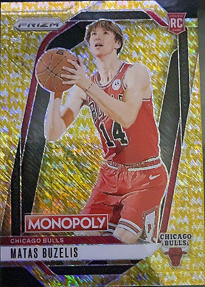 Matas Buzelis 2024-25 Panini Prizm Monopoly — front