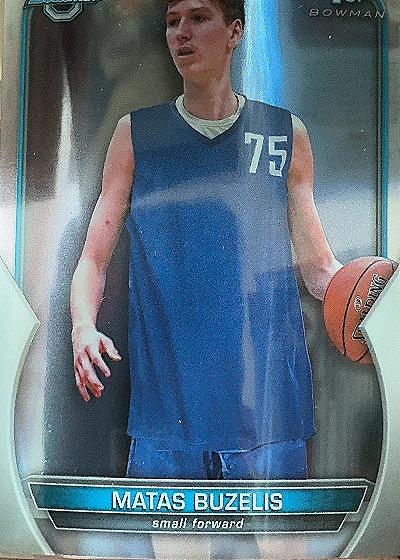 Matas Buzelis 2022-23 Bowman University Chrome — front