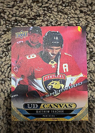 2024-25 Upper Deck Series 2 UD Canvas Matthew Tkachuk — front