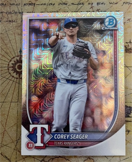 2025 Bowman Chrome #38 Corey Seager — front