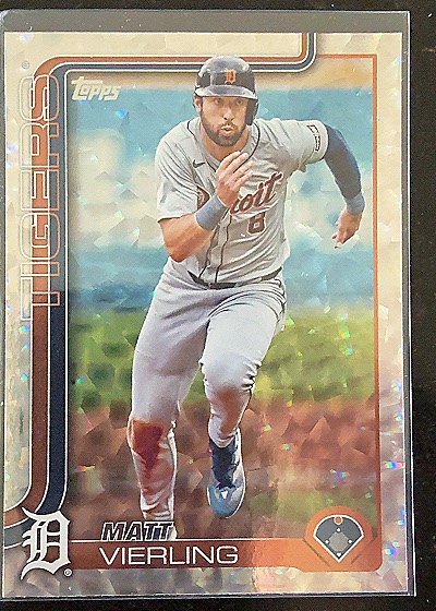 2025 Topps #166 Matt Vierling — front