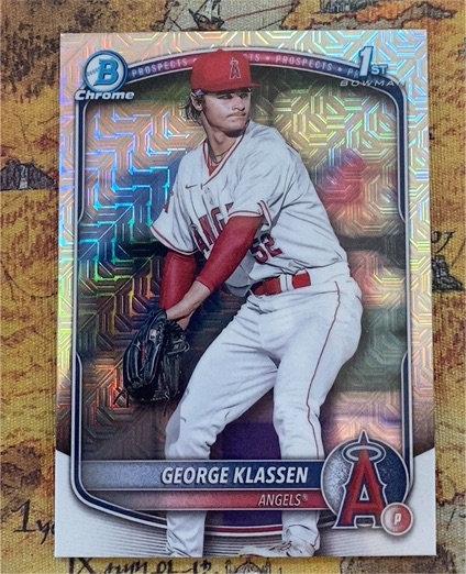 2025 Bowman Chrome #BCP-63 George Klassen — front