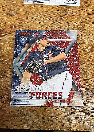 2018 Topps Stadium Club Max Scherzer Special Forces — front