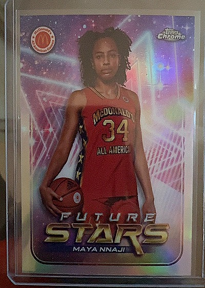 2022 Topps Chrome McDonald's All American Future Stars Maya Nnaji — front