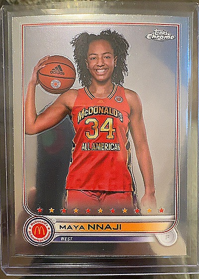 2022 Topps Chrome McDonald's All American #95 Maya Nnaji — front