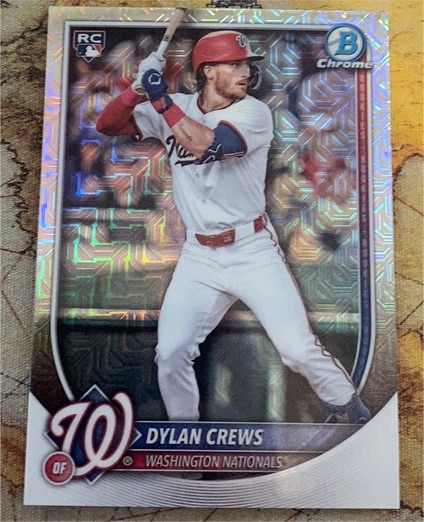 2025 Bowman Chrome #42 Dylan Crews — front