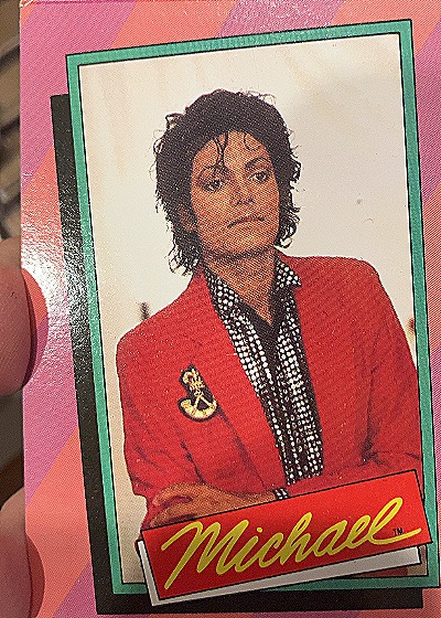 1984 Topps #31 Michael Jackson — front