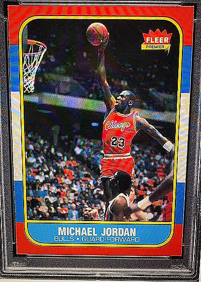 Michael Jordan 1986 Fleer Rookie Card — front