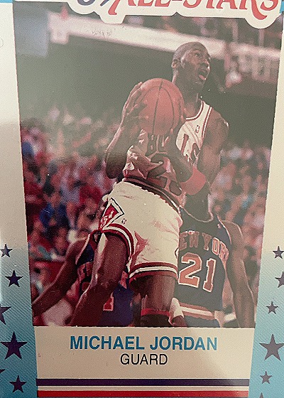 1989-90 Fleer All-Stars Michael Jordan — front