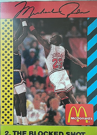 Michael Jordan The Blocked Shot — front