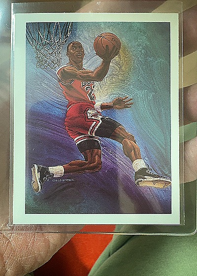 1990 NBA Hoops Michael Jordan #358 — front
