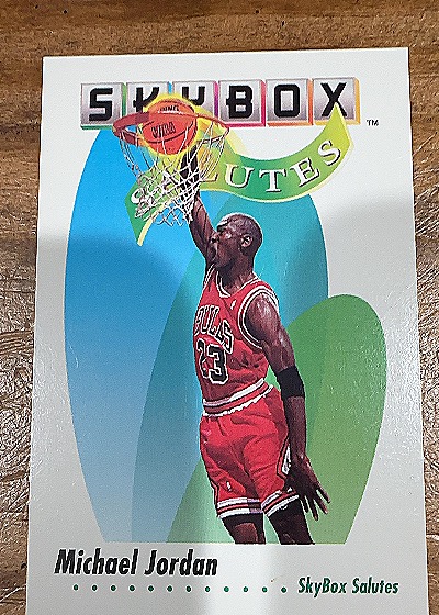 Michael Jordan SkyBox Salutes — front