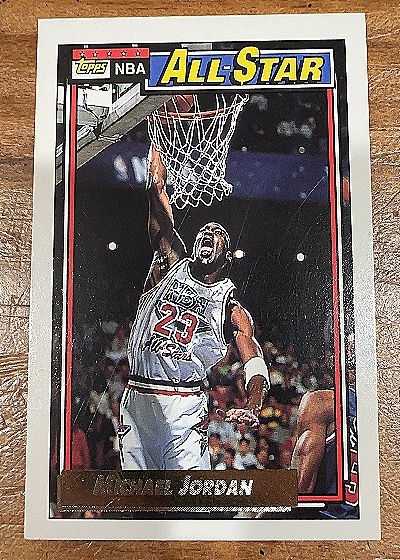 1992-93 Topps All-Star Michael Jordan — front